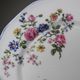 7 Bernardaud Limoges porcelain dessert plates with floral decoration from the 1920s-1950s