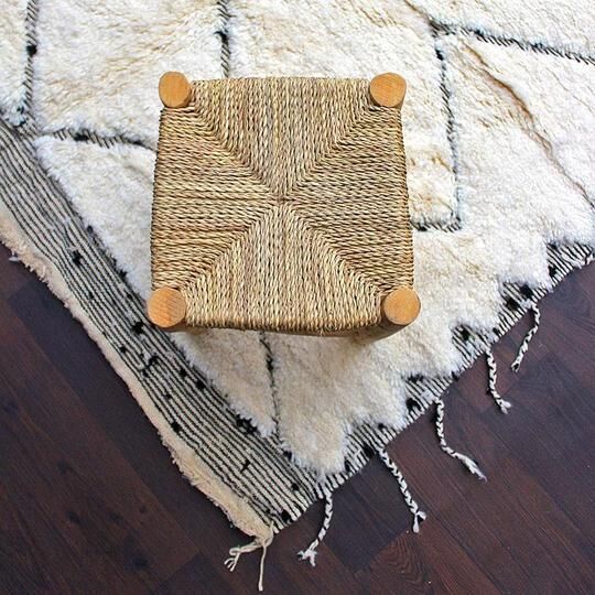 Berber carpet Beni Ouarain zigzag 160 X 255 cm