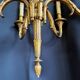 Louis XIV chandelier in gilded bronze – 6 light arms
