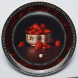 6 Dessert plates Bernardaud by the painter Chauray
