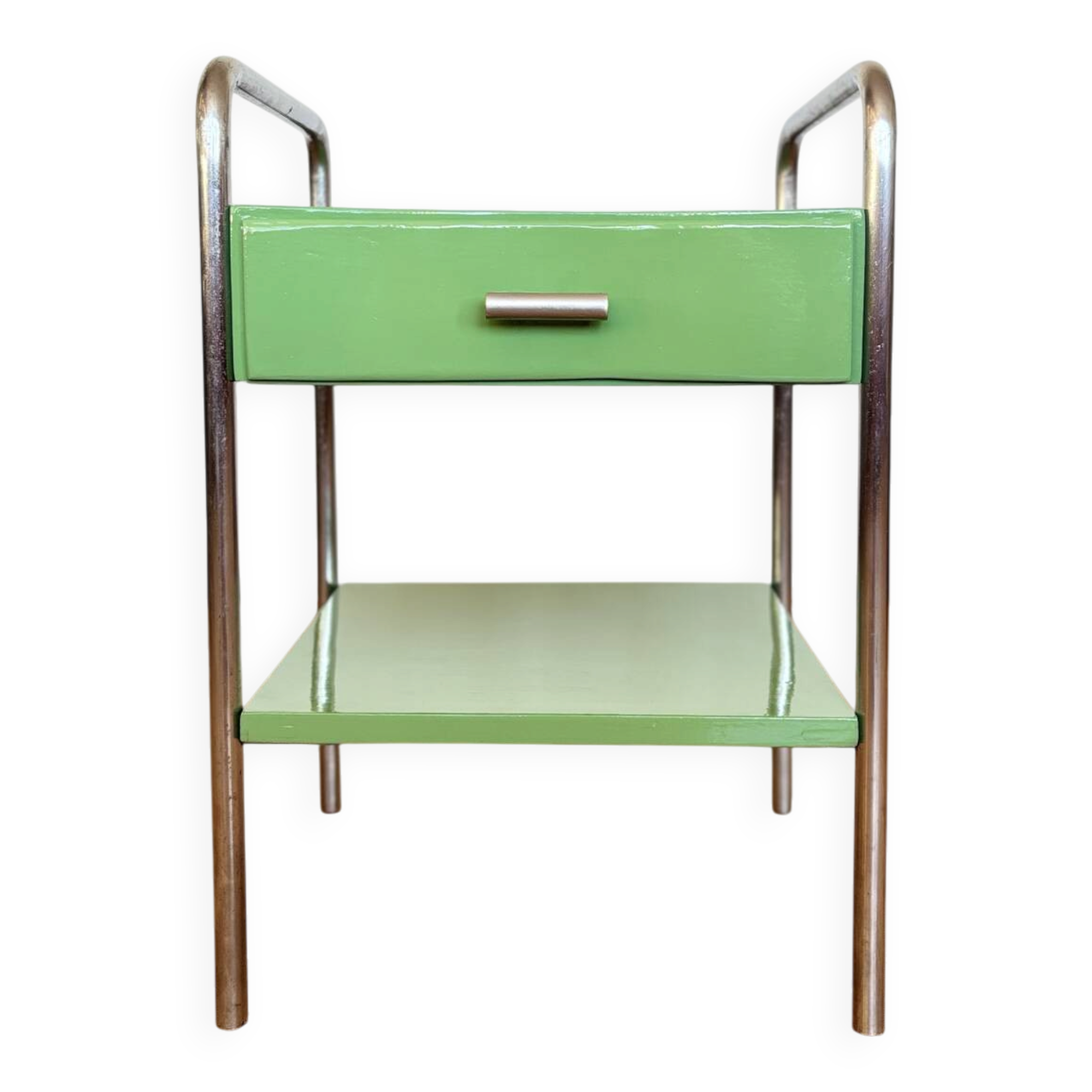 Functionalist bedside table