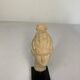 Antiquity two heads Greek woman with terracotta bun
