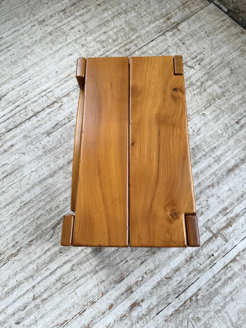 Solid elm bedside table Maison Regain