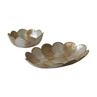 Empty pocket in mother-of-pearl