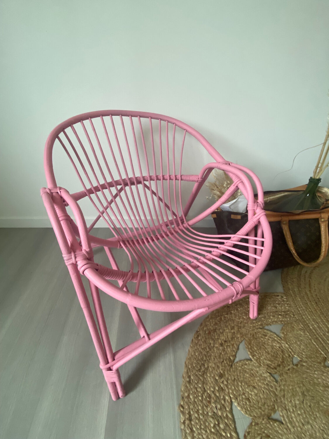 Adult rattan armchair
