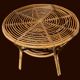 Rattan coffee table 60'S