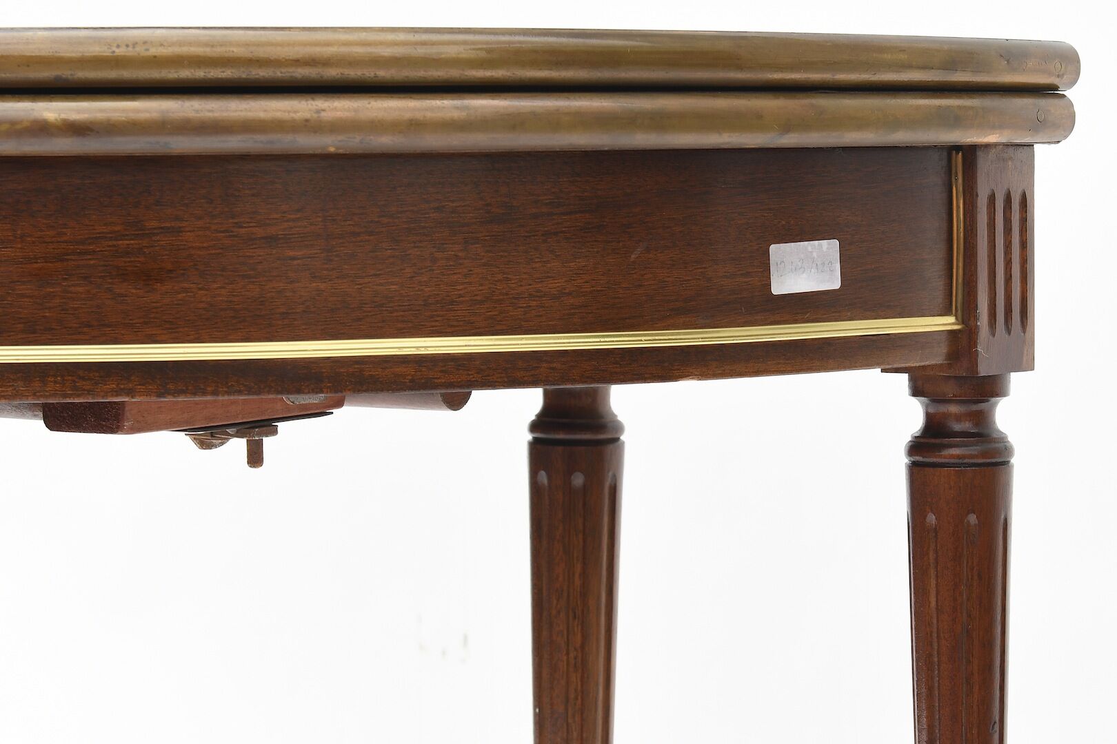 Louis XVI-style half moon table