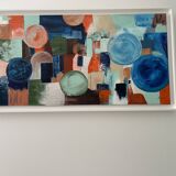 Acrylic paint on canvas frame 40x80