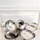 10 vintage stainless steel cups