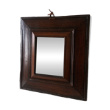 Huguenot mirror - double bottom - Wood