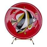 Plate by Jean Picart Le Doux, mid-20th century.