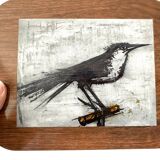 Birds trivet by Bernard Buffet vintage