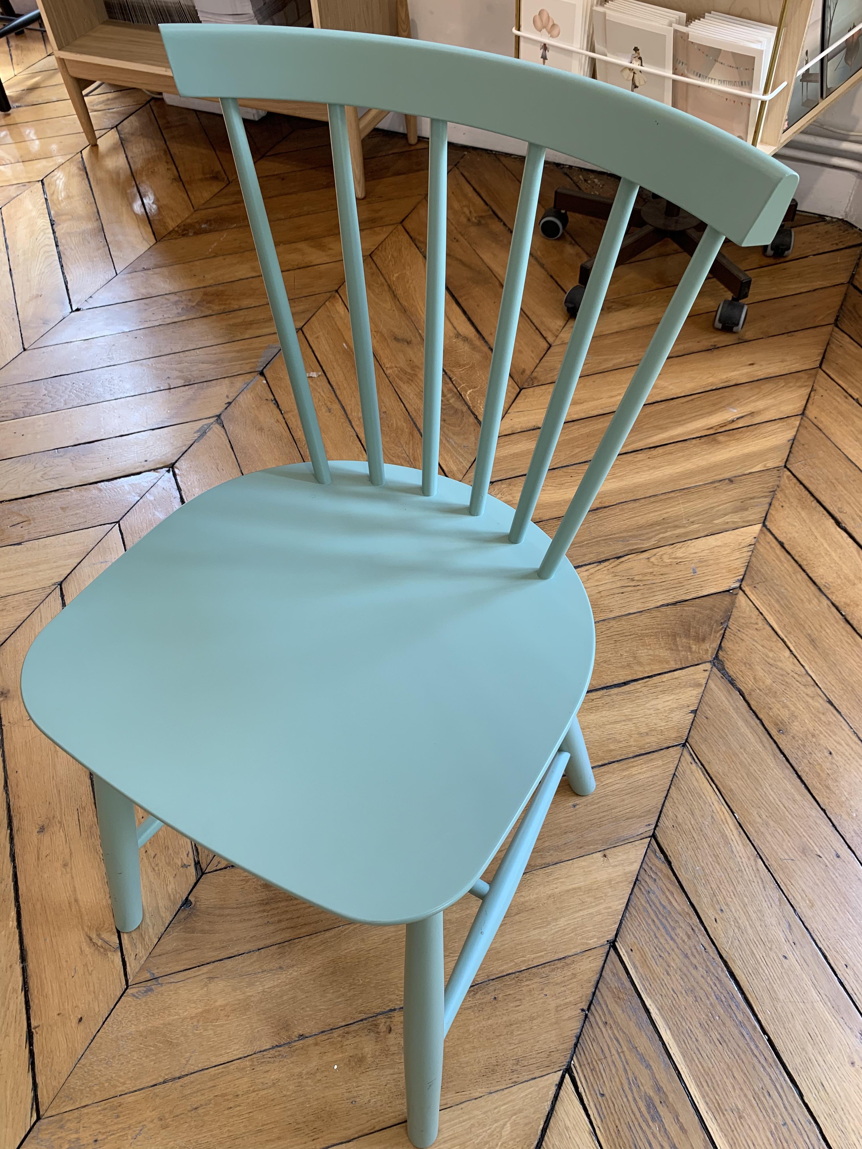 Chair FDB Møbler J46 turquoise