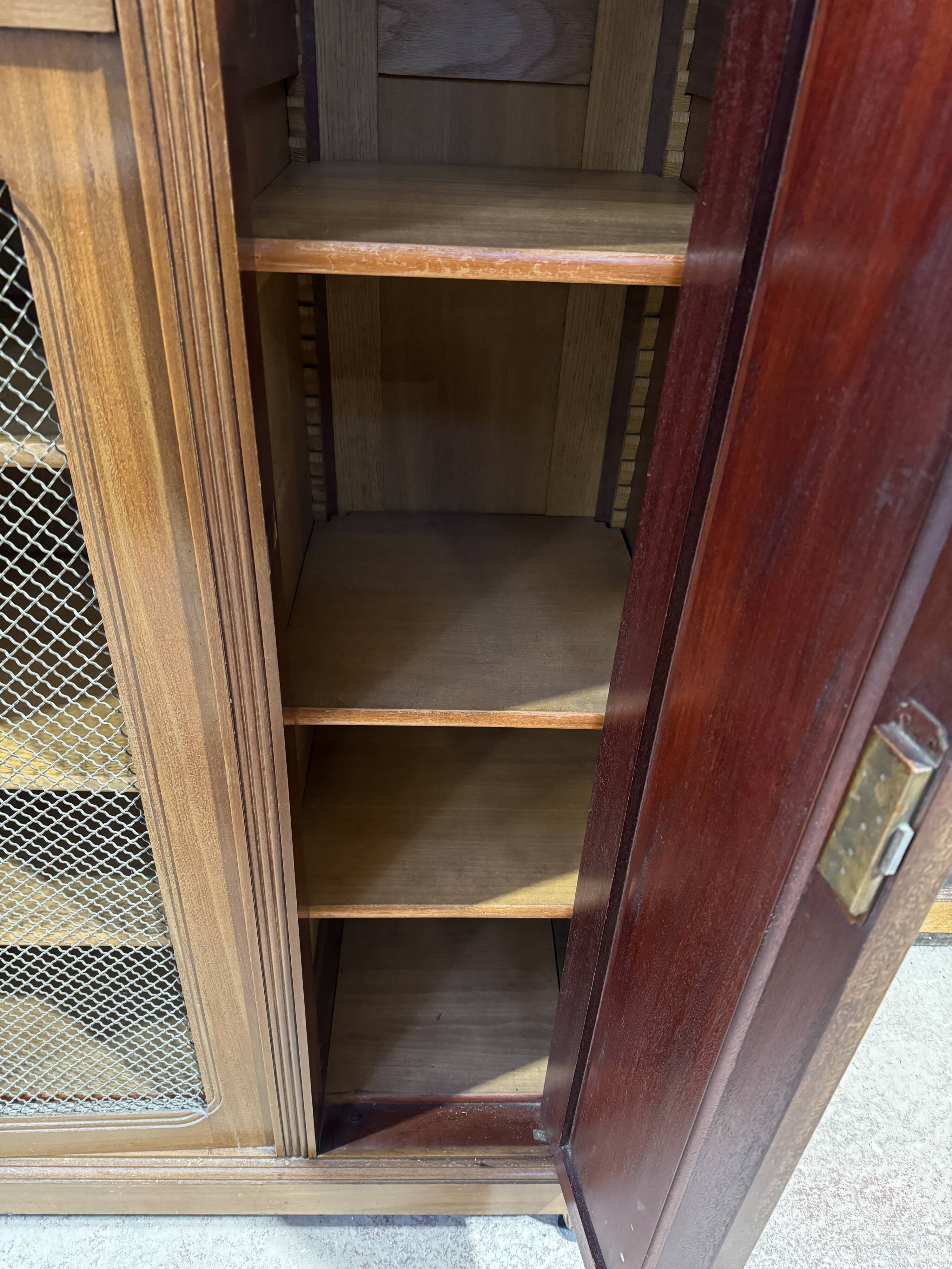 Art Deco Walnut Office Cabinet