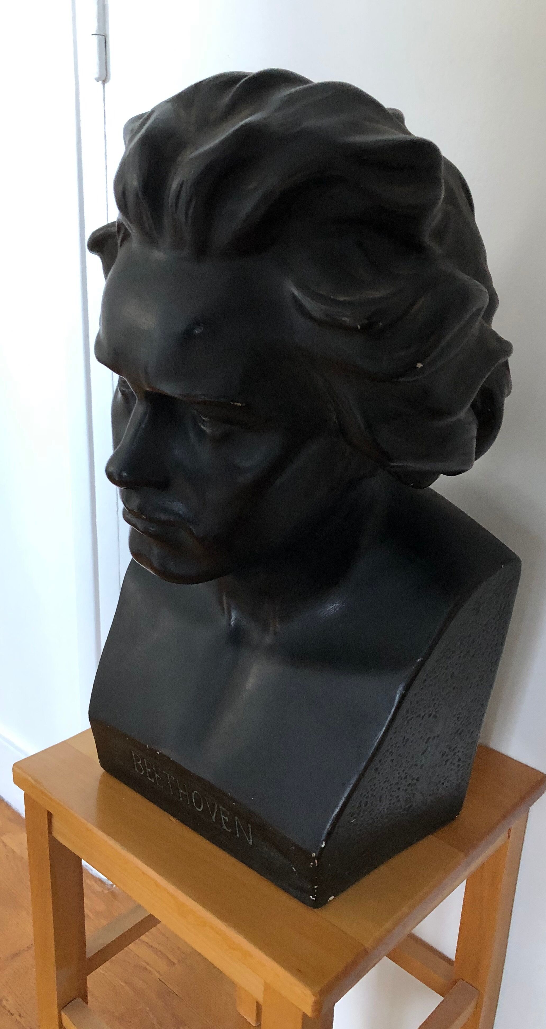 Beethoven bust in plaster