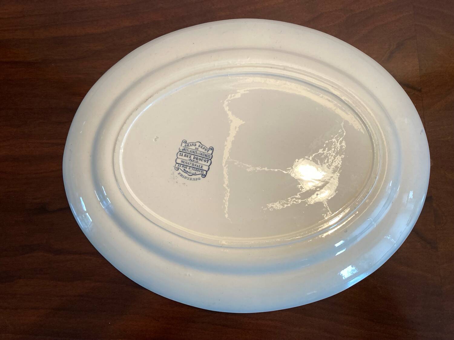 Oval plate iron earth Grand Depot Spring Oxford