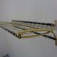 Vintage German Wall Coat Rack with Hat Rack, 1950s
