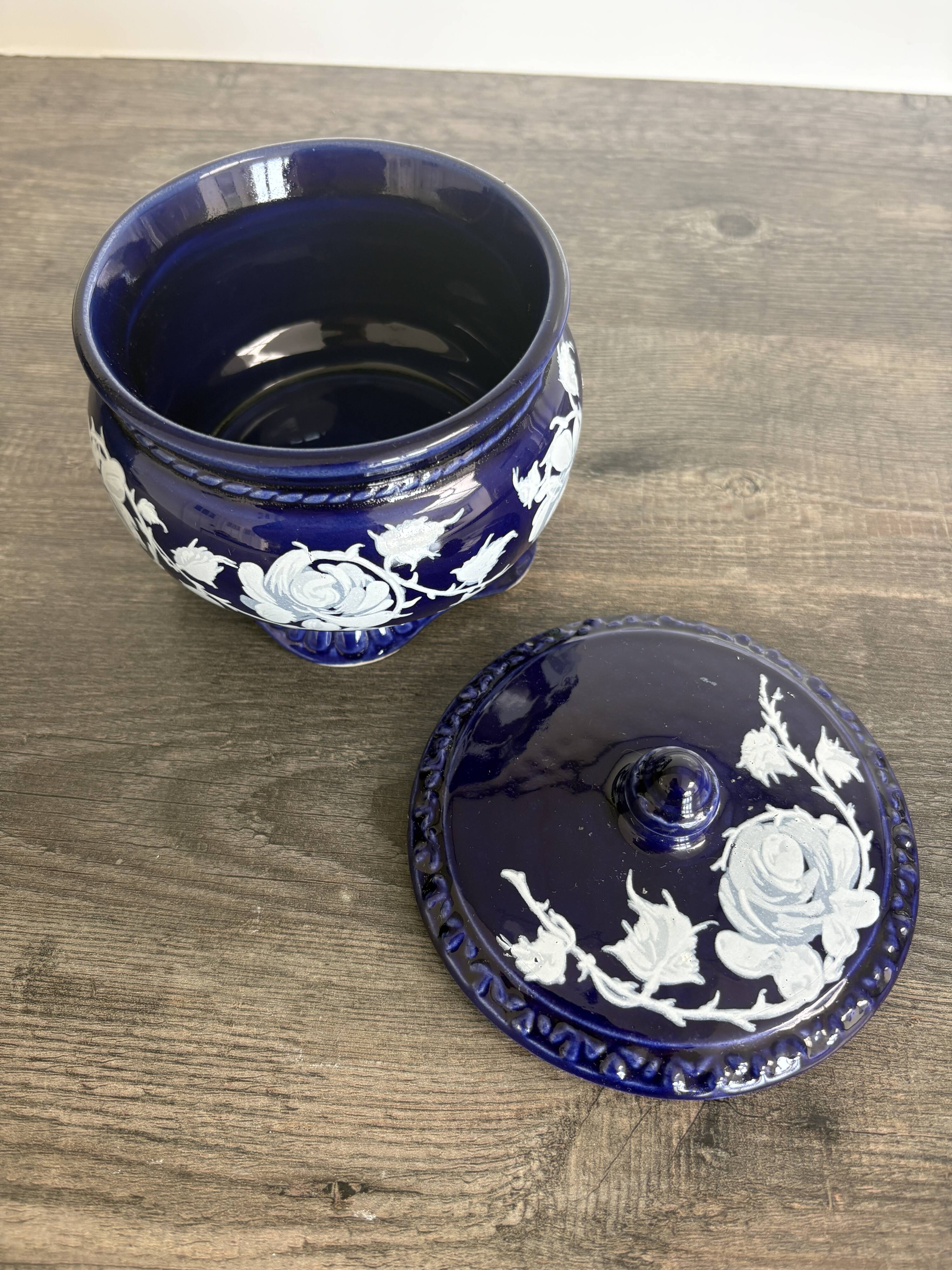 Vintage Italian Blue Ceramics