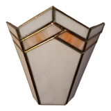 Stained glass wall lamp