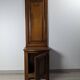 Old 19th century solid oak entrance cabinet