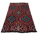 Vintage turkish kilim cushion cover , 129 x 78 cm