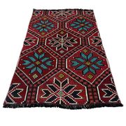 Vintage turkish kilim cushion cover , 129 x 78 cm