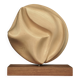 1980s carved applewood Abstract Sculpture