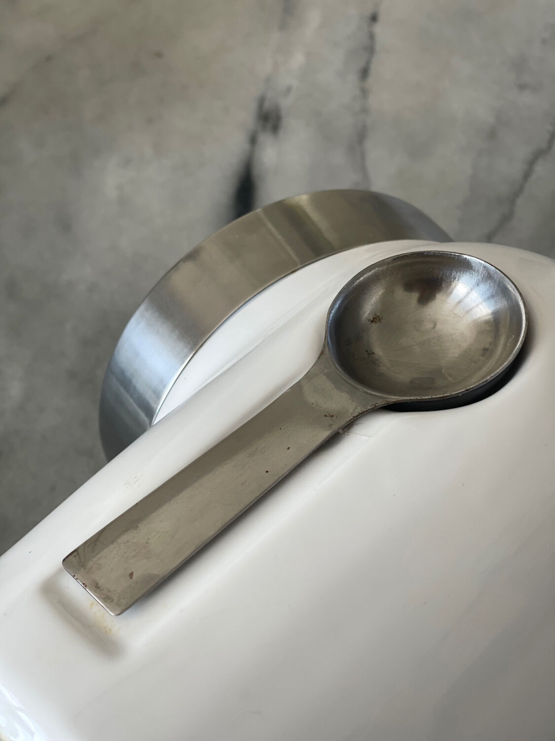 Space age sugar pot