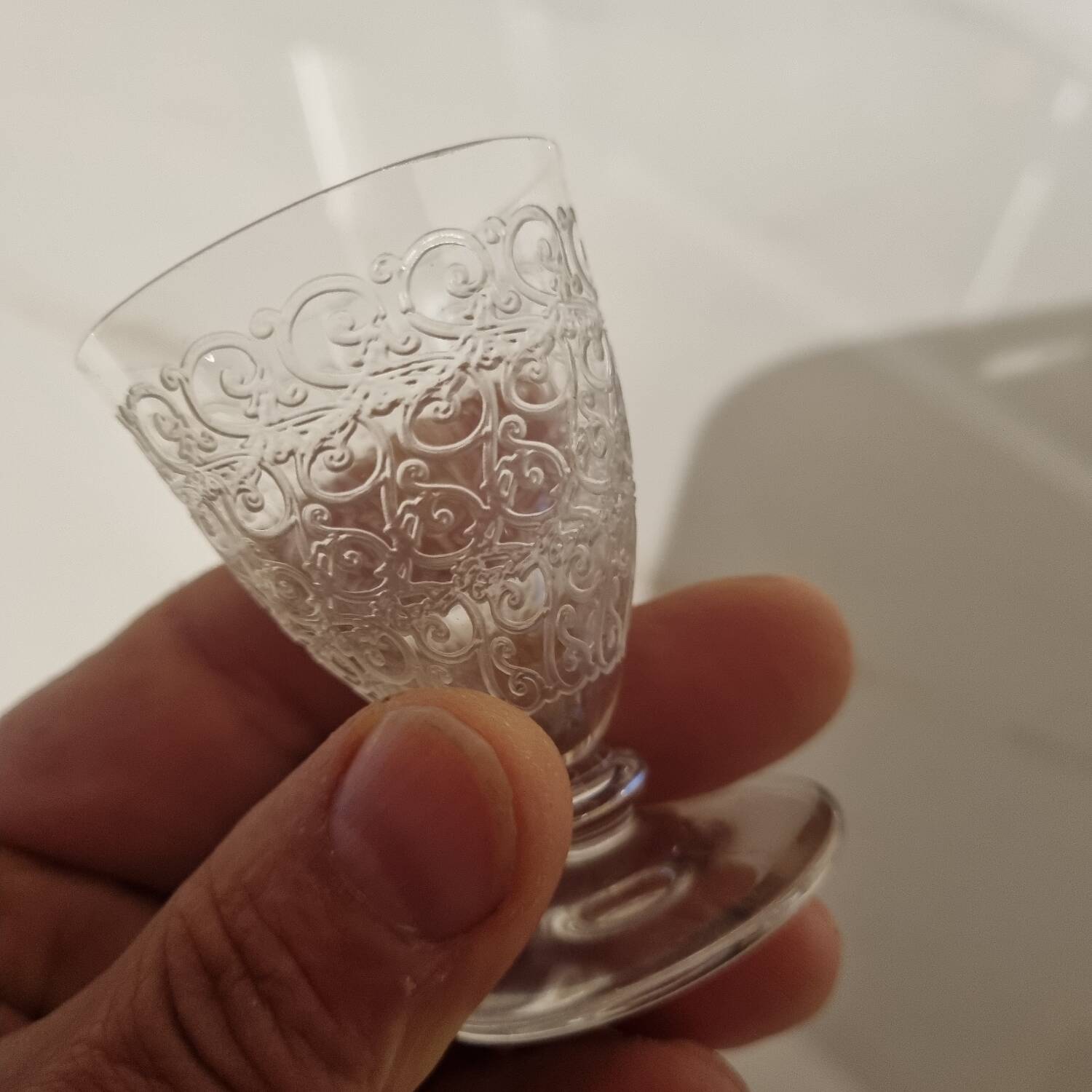 Baccarat digestif glass model Rohan 1931