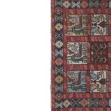 Vintage Turkish rug from Oushak, hand-woven 120x185 cm