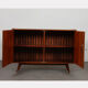 Vintage dark oak chest of drawers by Jiri Jiroutek, model U-450, 1960