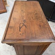 Oak shop counter from the early 20th century.