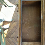 Commode rotin & bois