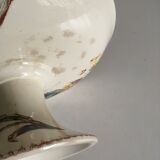 19th iron earth gateling plates, flowers and birds.