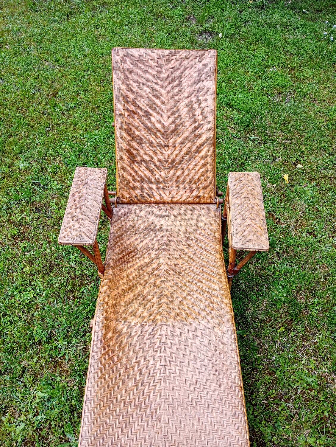 Old lounge chair