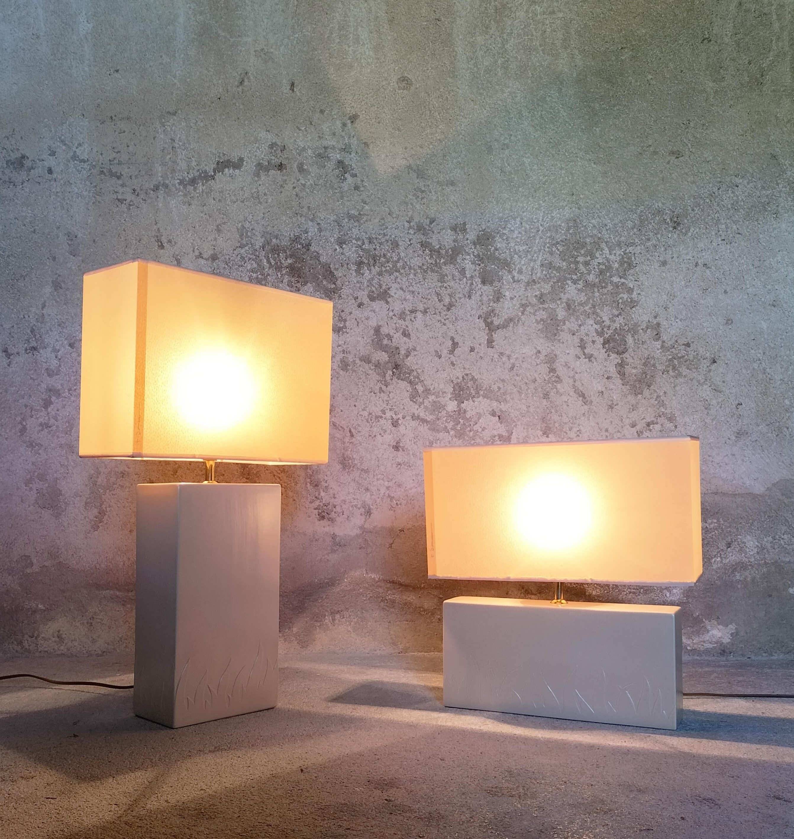 Pair of Louis Drimmer lamps