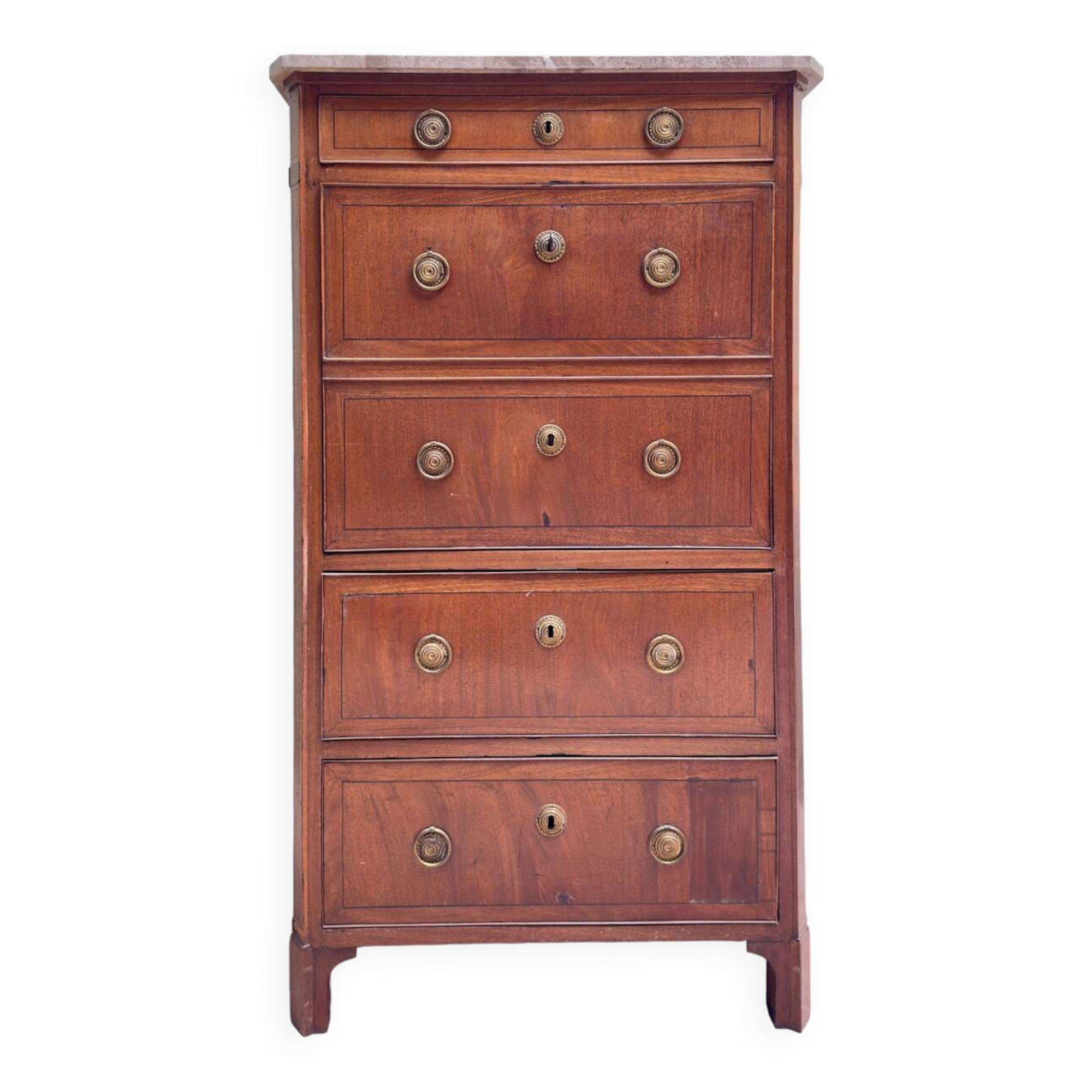 Mahogany Secretary Louis XVI XVIII Eme Century
