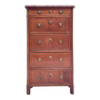 Mahogany Secretary Louis XVI XVIII Eme Century