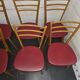 6 chaises vintage années 60