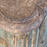 Commode bleu patinée