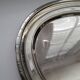 Large oval serving platter in silver-plated metal by Ravinet d'Enfert.
