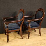 Pair of 19th century French armchairs