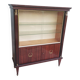 Empire style display cabinet in mahogany veneer