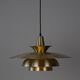 Danish vintage Roma pendant lamp by Junge, 1980s