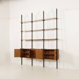 Italian mid century  floor to celling room divider or a bookcase.