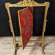 Louis XV Rocaille Gilt Wooden Fire Screen