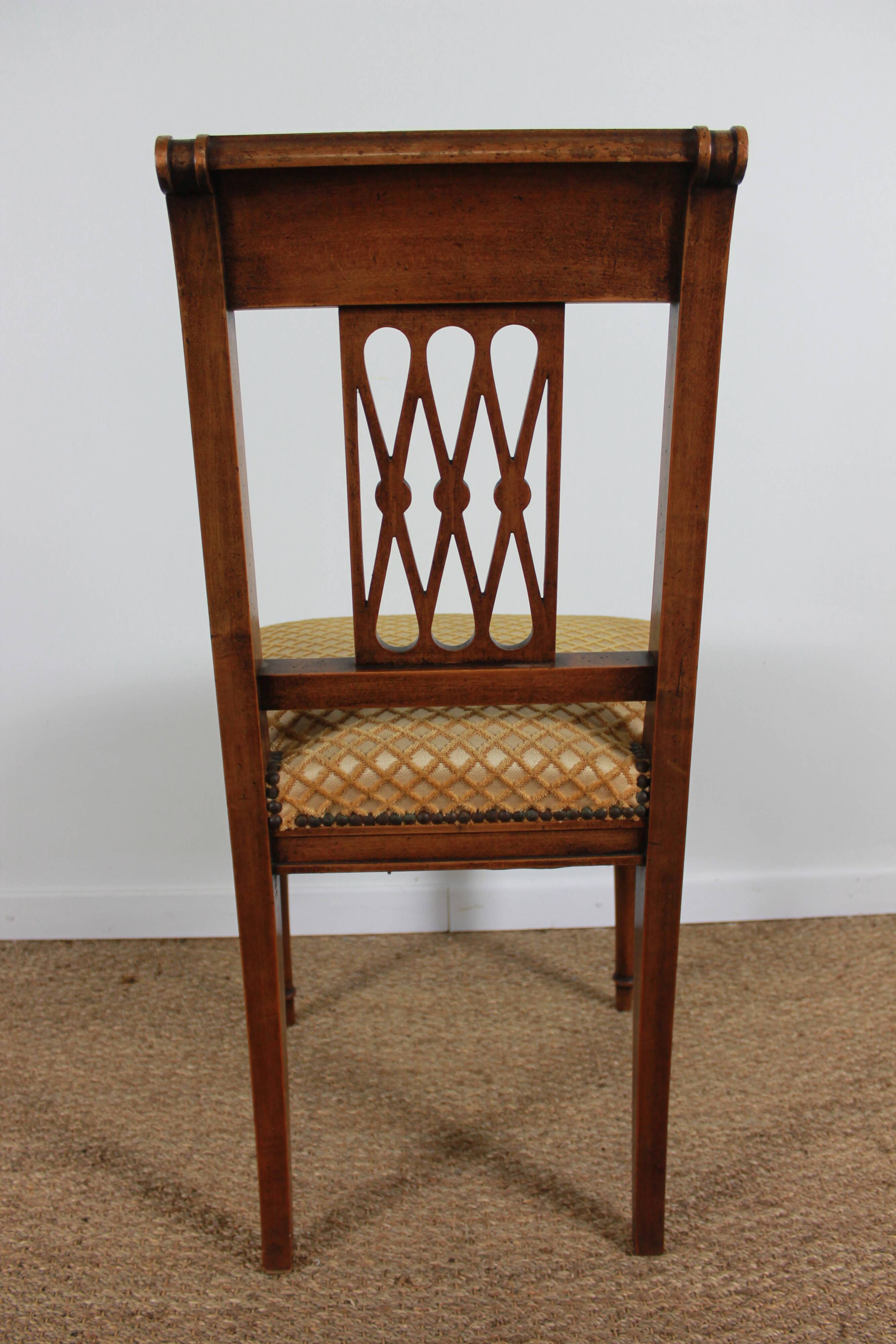 Directoire style chairs