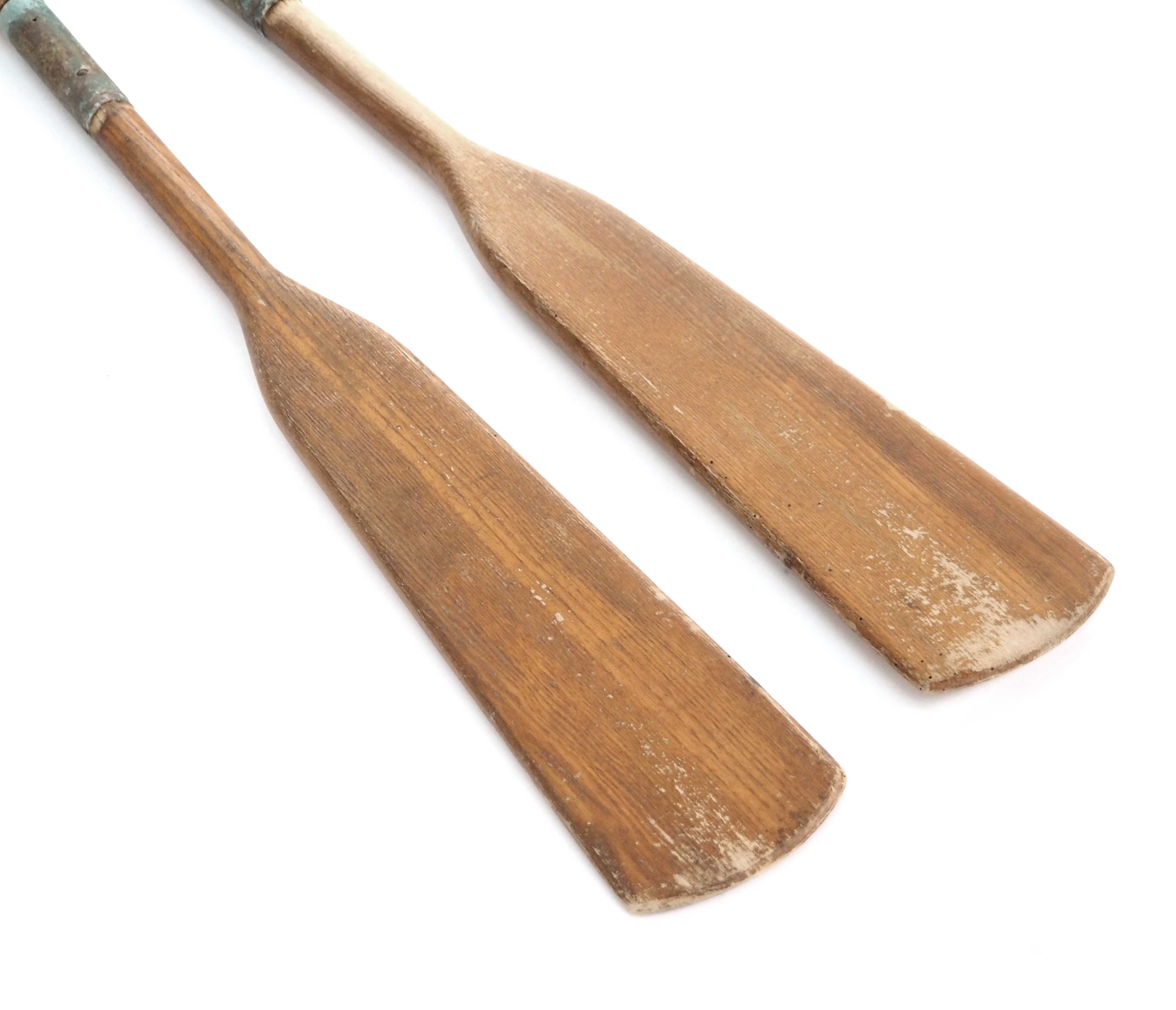 Pair of ancient paddles
