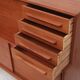 1960s sideboard - secretary combination in teak