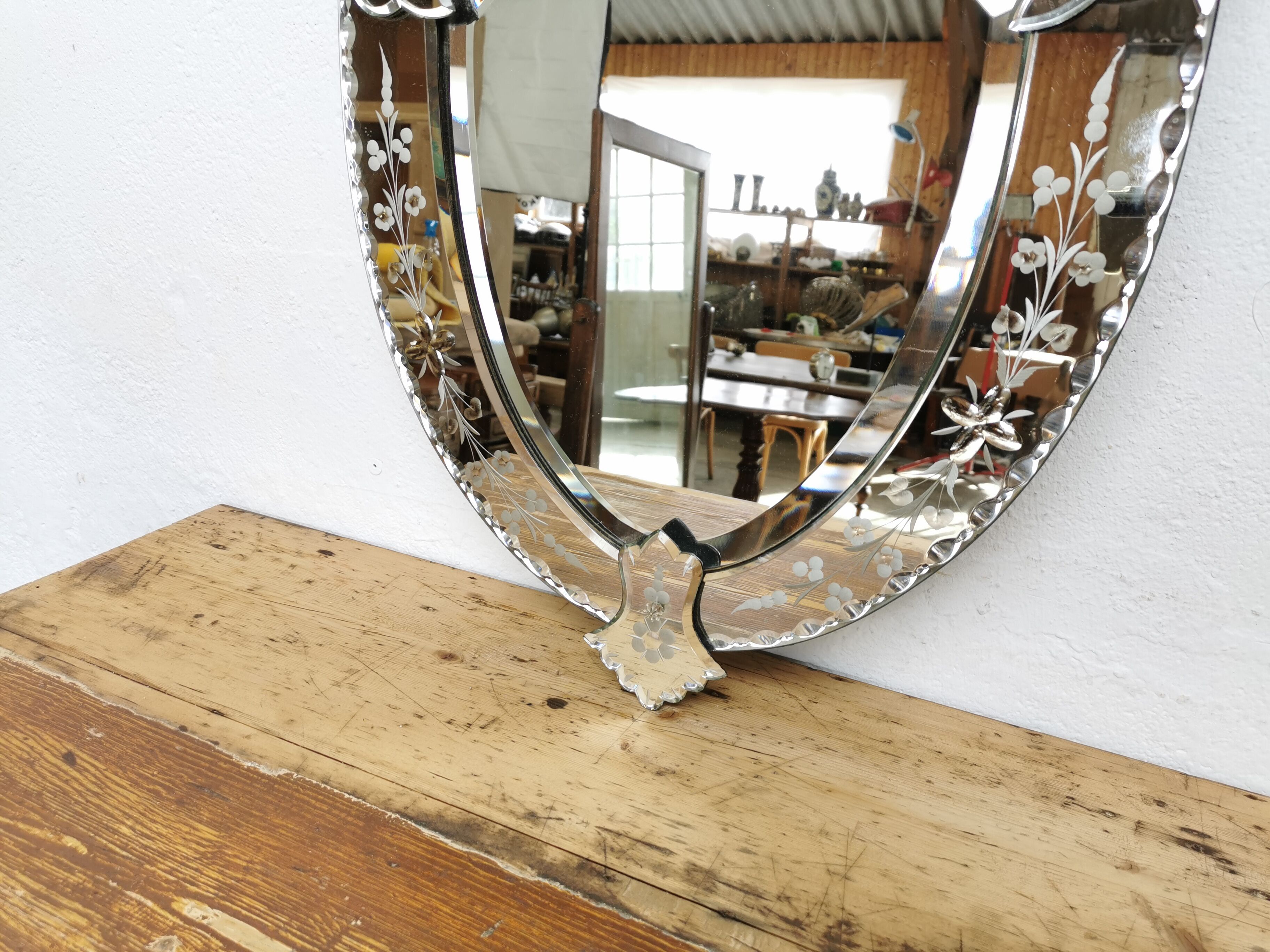 Vintage venetian mirror Murano
